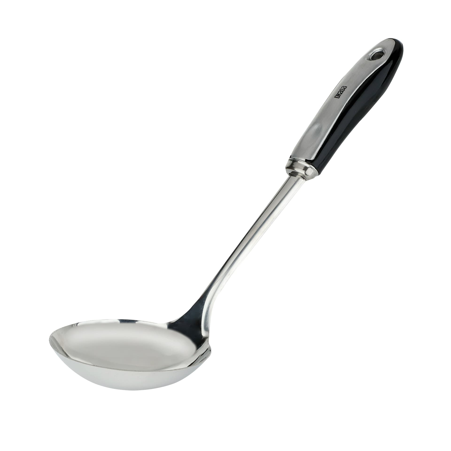 Cucharon inox mango/plástico