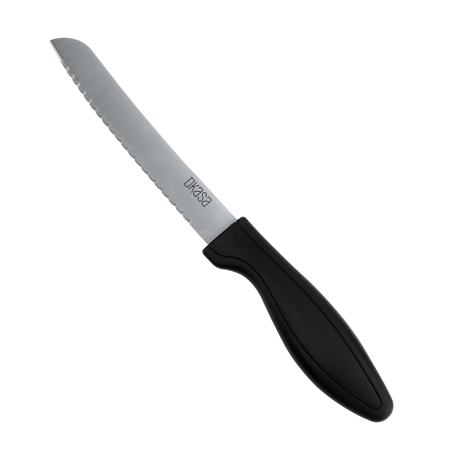 cuchillo Sierra Pan 6 Pulgadas Acero Inoxidable Mango Plástico En blíster