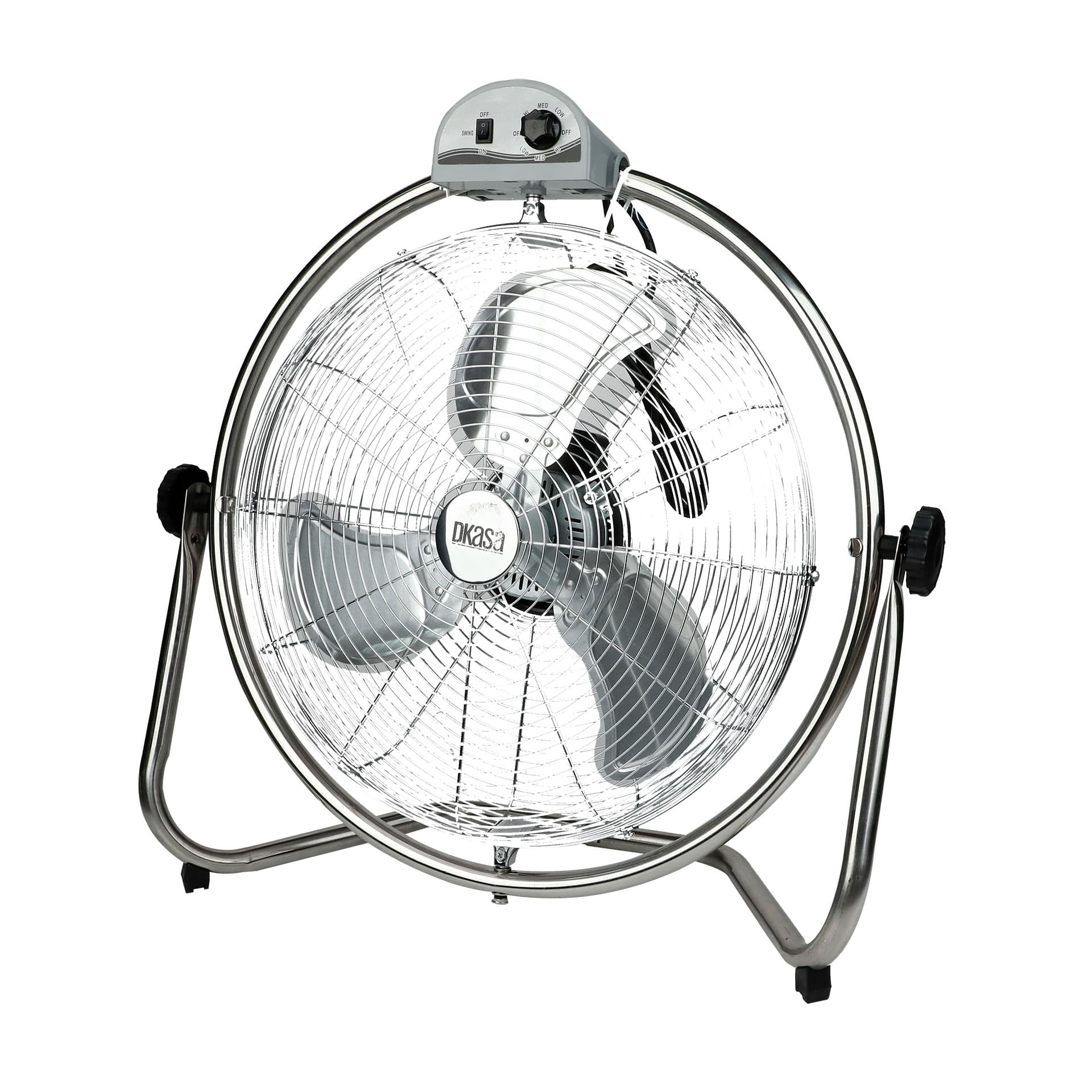 Ventilador dkasa de piso giratorio 20 pulg 130w/120v