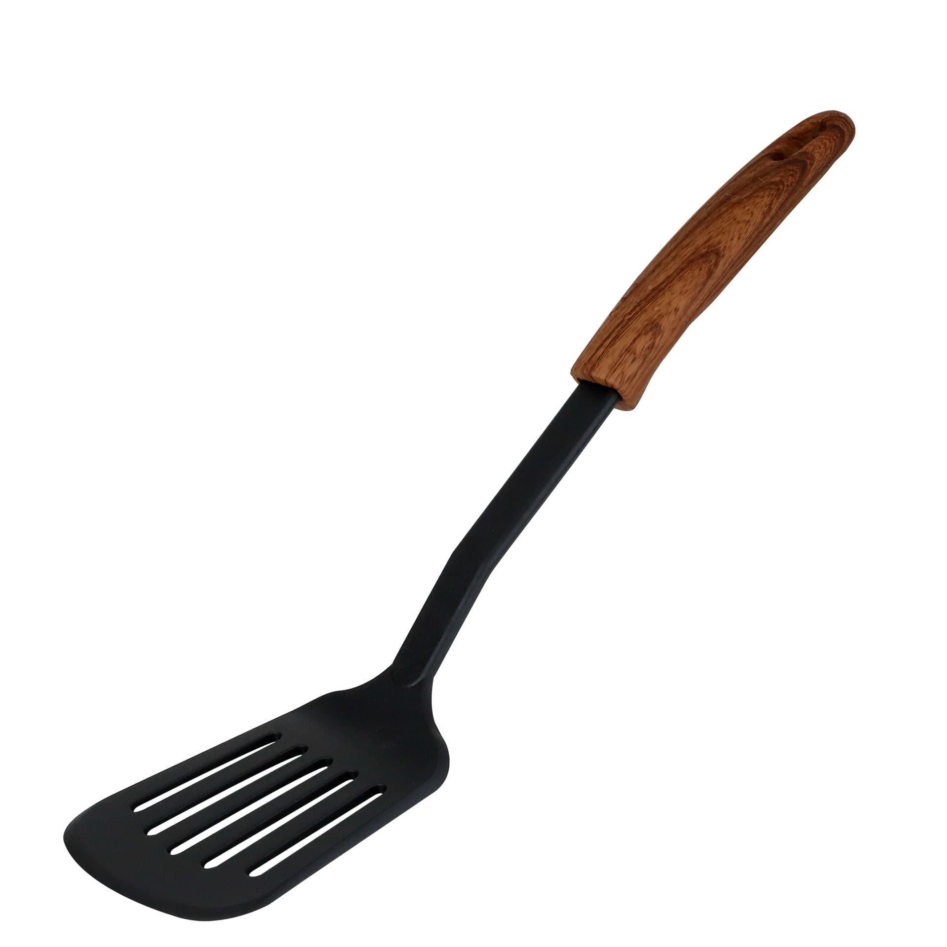Pala perforada premium wood nylon mango plástico  tipo madera
