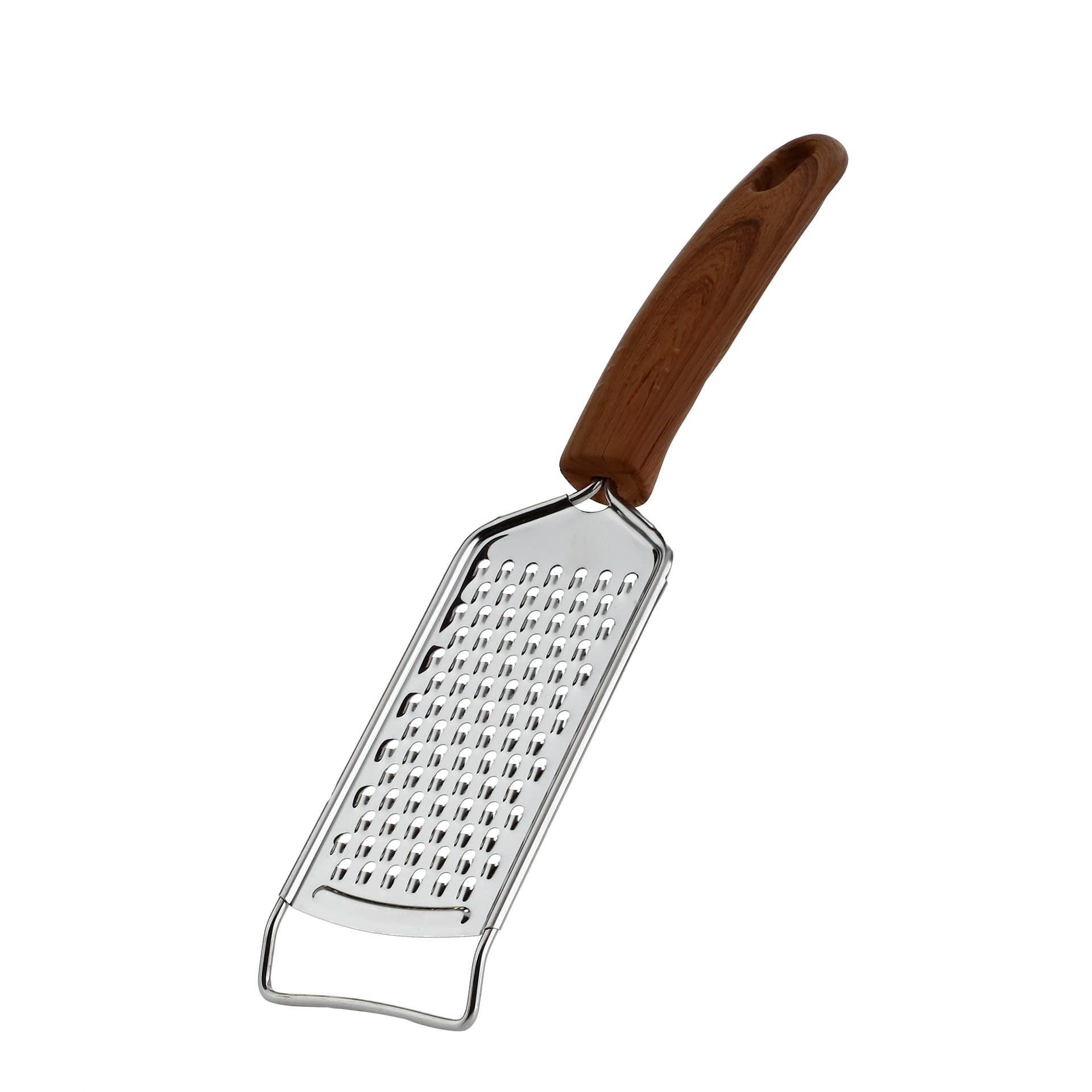 Rallador de mano premium wood inox mango plástico tipo madera