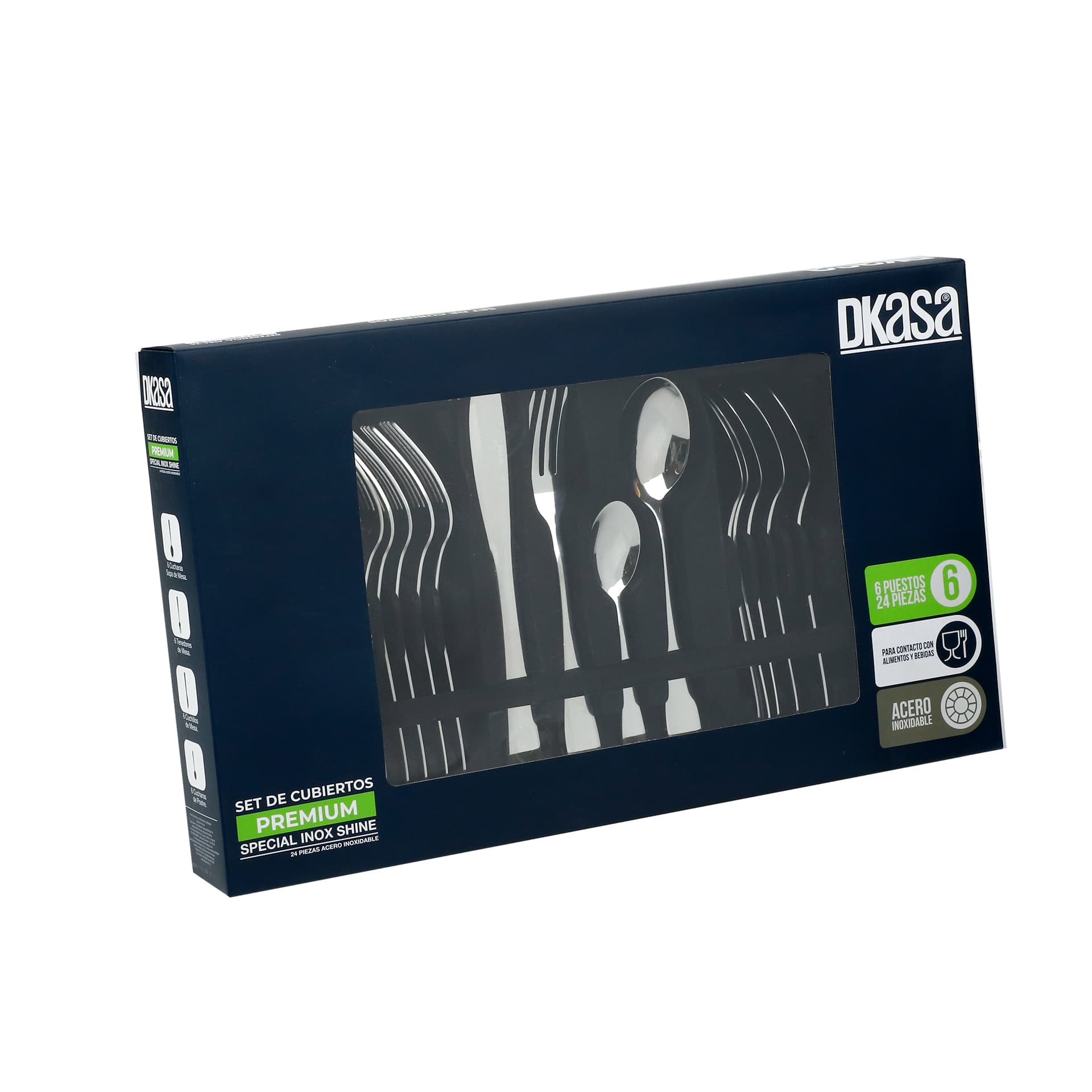 Set De Cubiertos Premium Special Inox Shine 24 Piezas