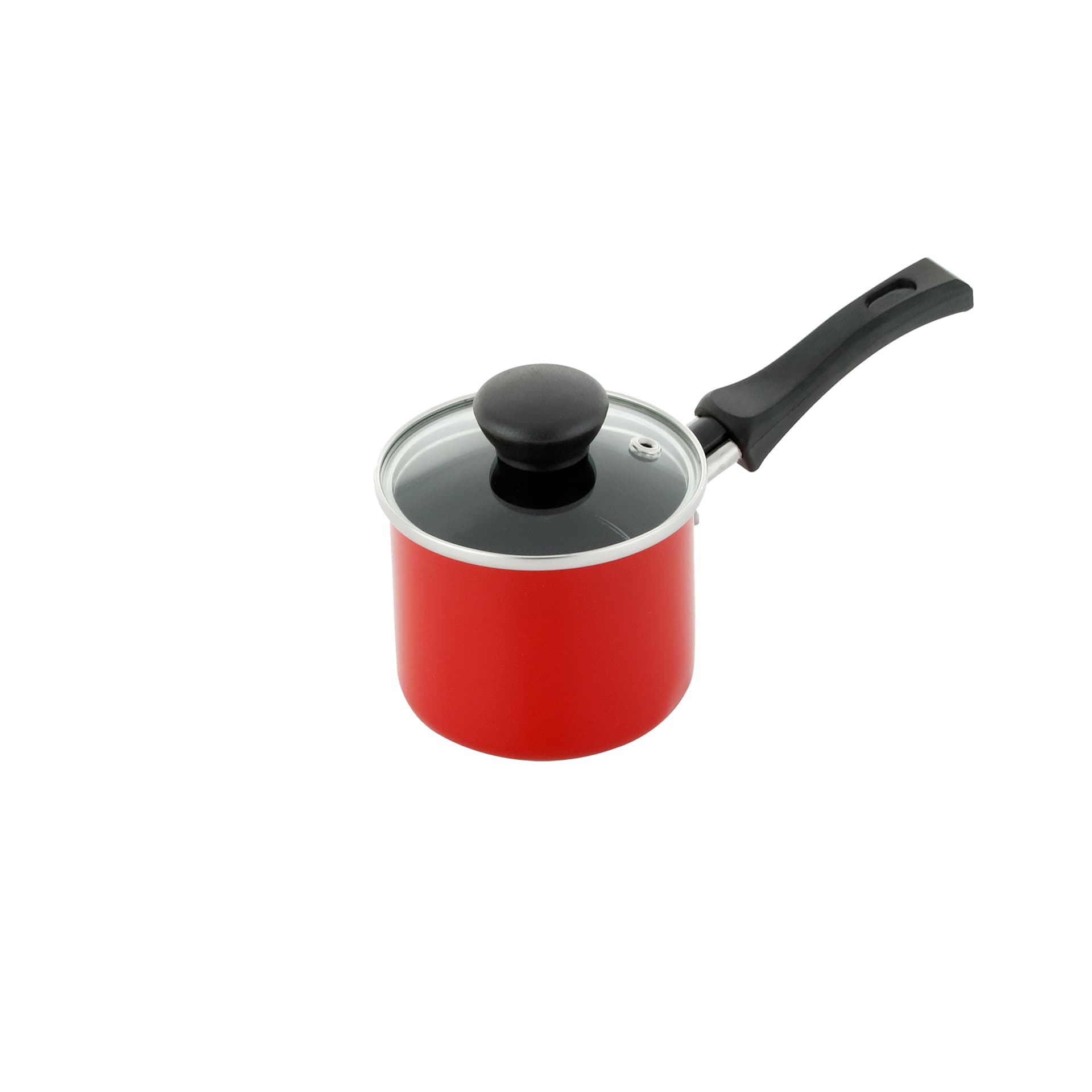 Perol Simplicity Antiadherente Con Tapa De Vidrio 10cm