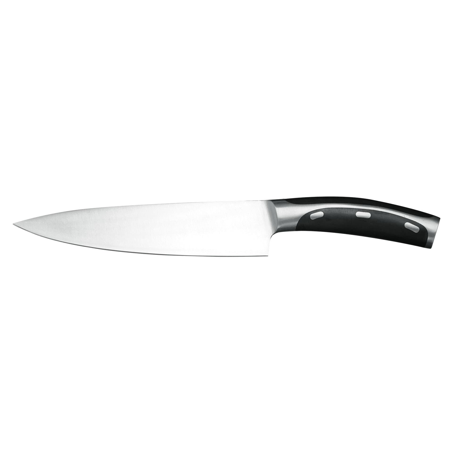 Cuchillo de cocina 8"" dkasa premium acero inoxidable hoja fija 3cr13 de alto carbono mango plástico abs"
