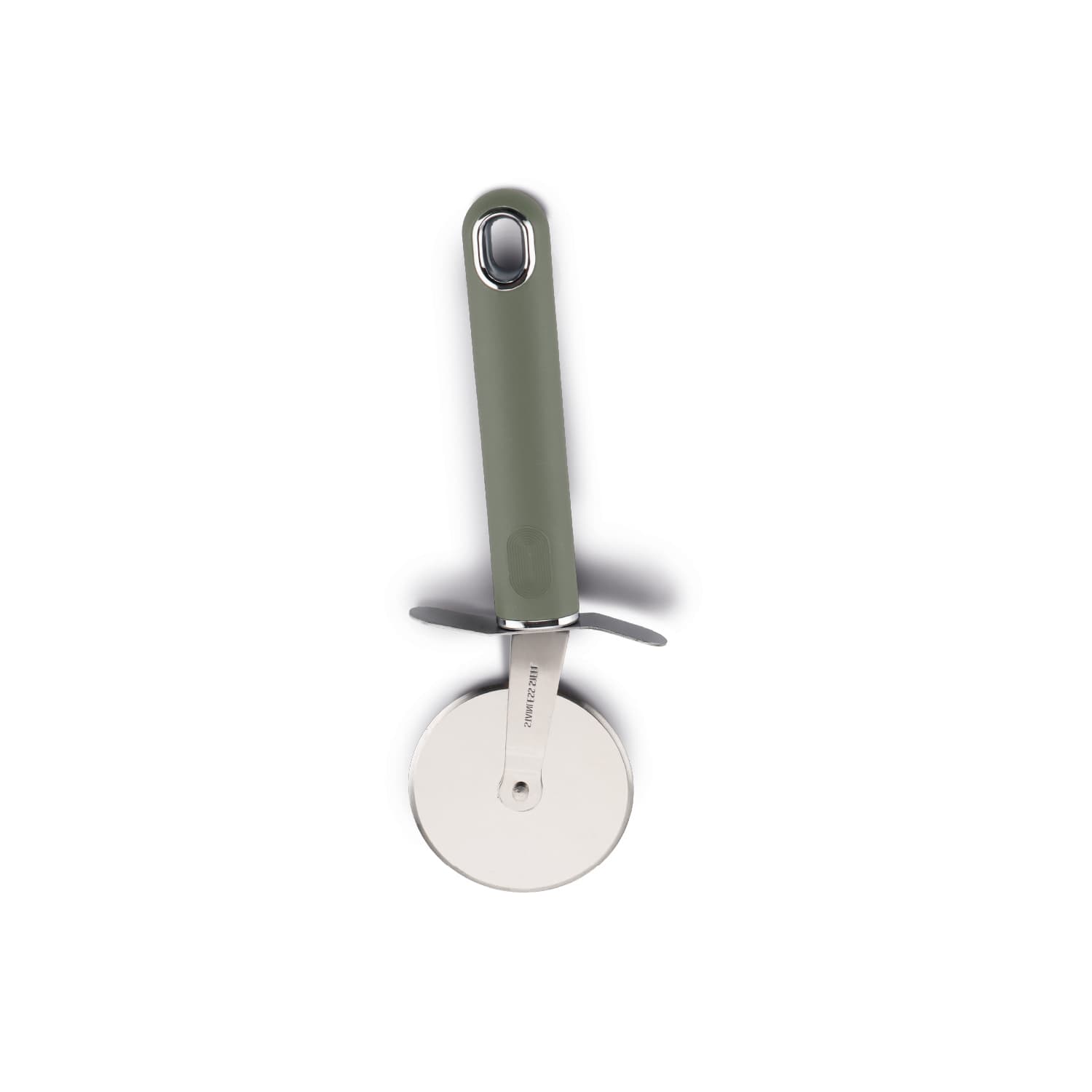 Corta Pizza 6.5 Cm. Premium Verde en Plástico y Acero