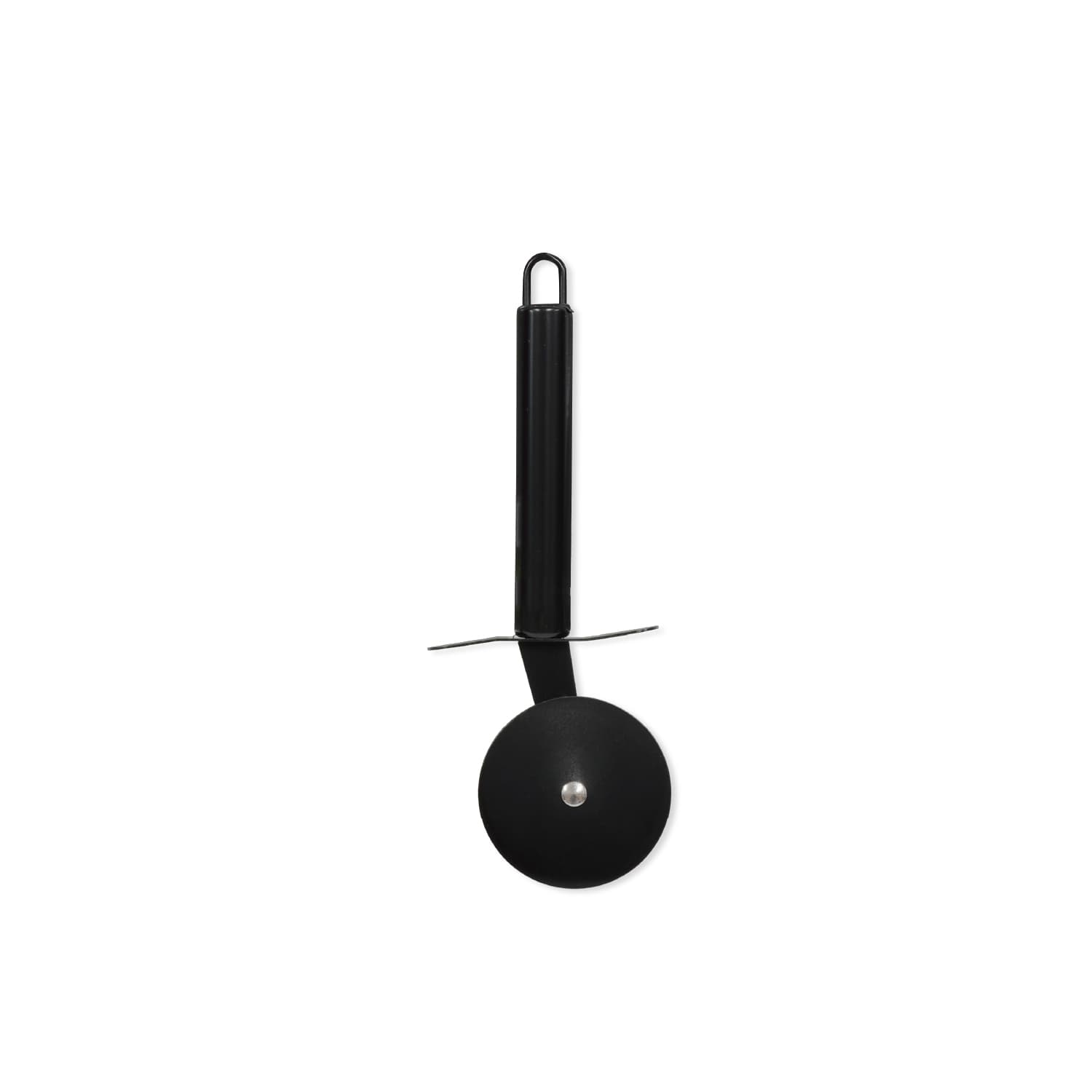 Corta Pizza Premium Negro En Acero Inoxidable