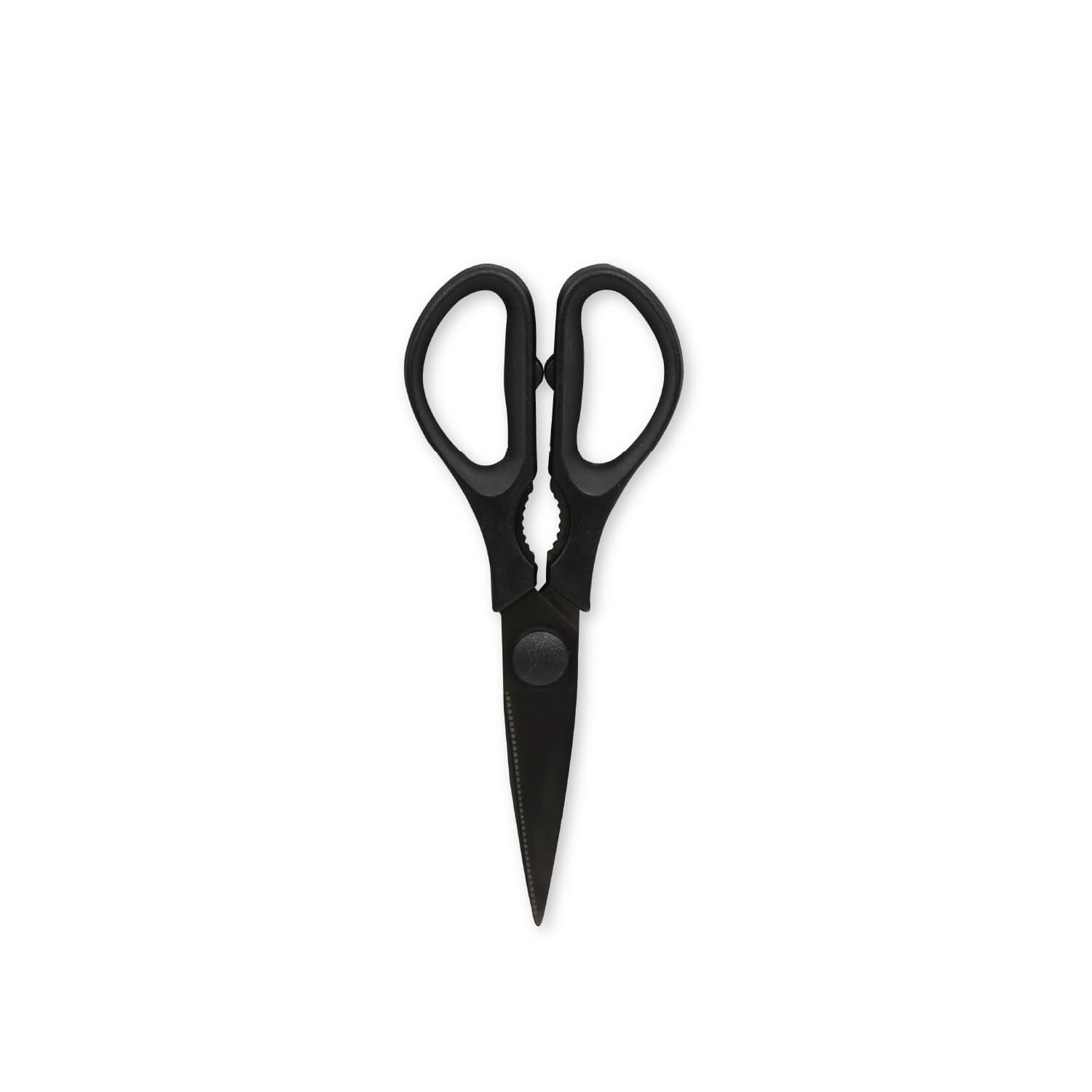 Tijeras Premium 8” Negra En Acero Inoxidable Mango Plástico