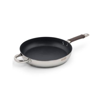 Sartén 28 Cm. Premium Acero Inox, Antiadhernete Interior Mango Acero Inox
