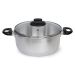 OLLA BRILLADA 20 CM. SIMPLICITY SPECIAL COOK ALUMINIO PULIDO ASAS BAQUELITA TAPA DE VIDRIO