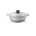Caldero Simplicity Aluminio Natural Fundido con Tapa de Aluminio 24 Cm.