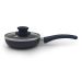 CACEROLA PREMIUM ANTIADHERENTE MARMOLIZADO GRANITO CON TAPA 12CM 1.8MM