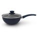 MINI WOK PREMIUM ANTIADHERENTE MARMOLIZADO GRANITO CON TAPA 16CM 1.8MM