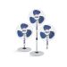 VENTILADOR SIMPLICITY VENTO PLUS 2, 16" 3 EN 1 ASPA PLÁSTICA MALLA METÁLICA