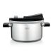 OLLA PROFESSIONAL COCCIÓN RÁPIDA ACERO INOX 5QT(4.7LT.) CON TAPA VIDRIO