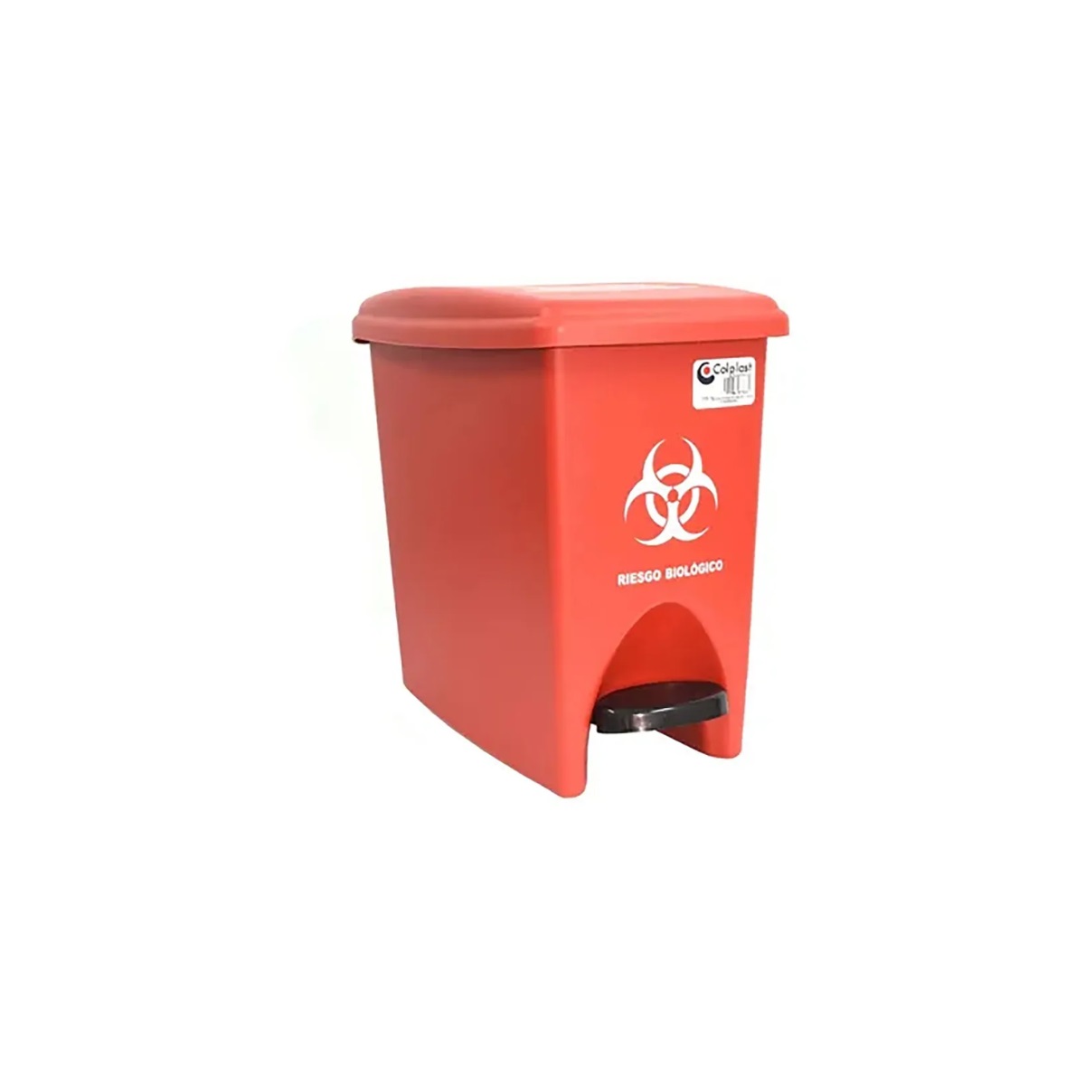 1031-papelera-pedal-12l-peletizada-marcada-roja