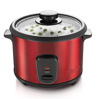 1075-olla-arrocera-5tazas-con-vaporera-inox-roja