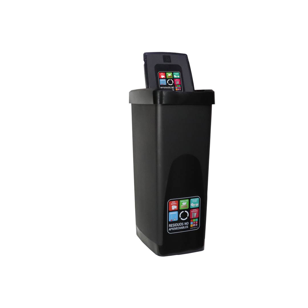 1013-papelera-55-litros-vaiven-plana-residuos-ecorimo-negra